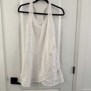 Women's White Sleeveless Tennis Dress